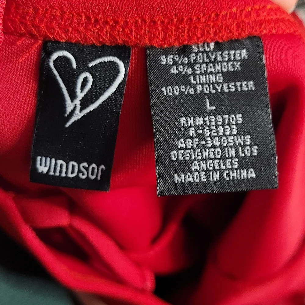 Evanna Formal Crepe Ruched Dress - Picture 3 of 3